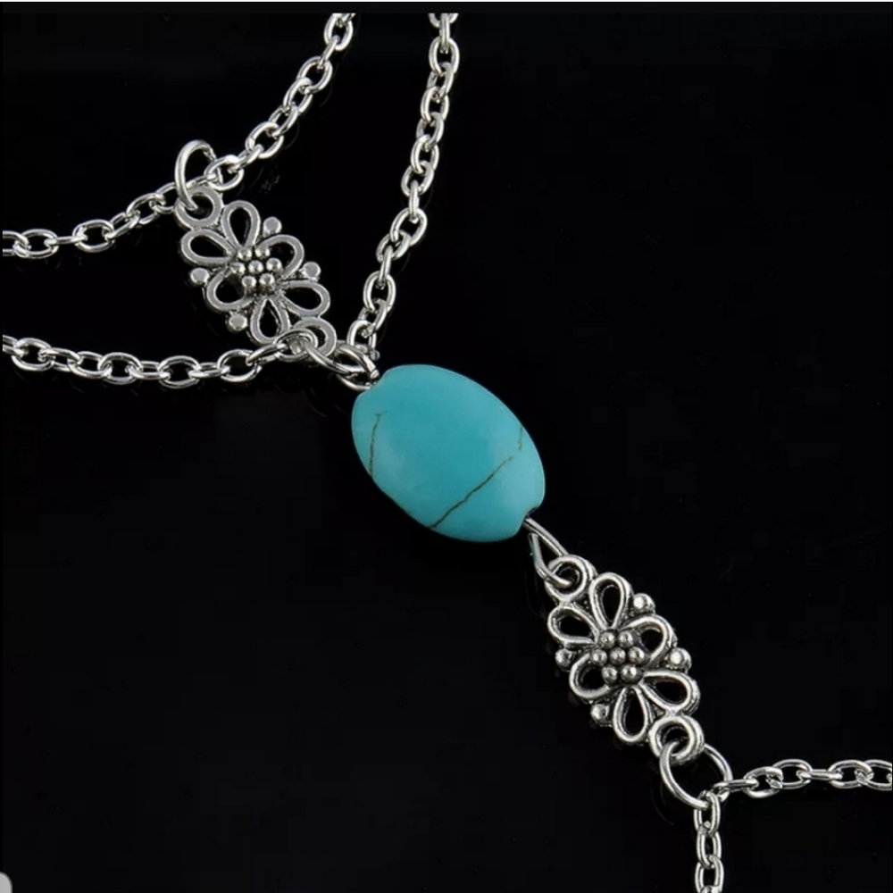 💙New 1PC Boho Barefoot Sandals Beach Anklet - Picture 4 of 6